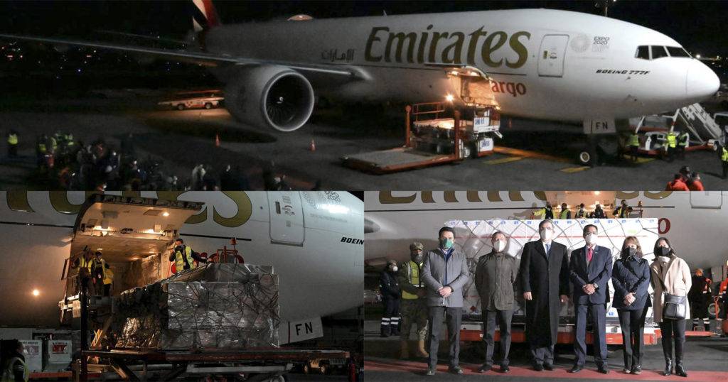 Llegan 870 mil vacunas covid de AstraZeneca; de India a Ciudad de México