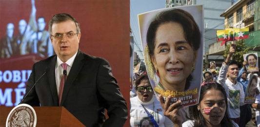 México condena la detención de líderes políticos en Myanmar (Birmania)