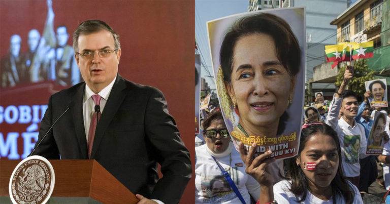 México condena la detención de líderes políticos en Myanmar (Birmania)