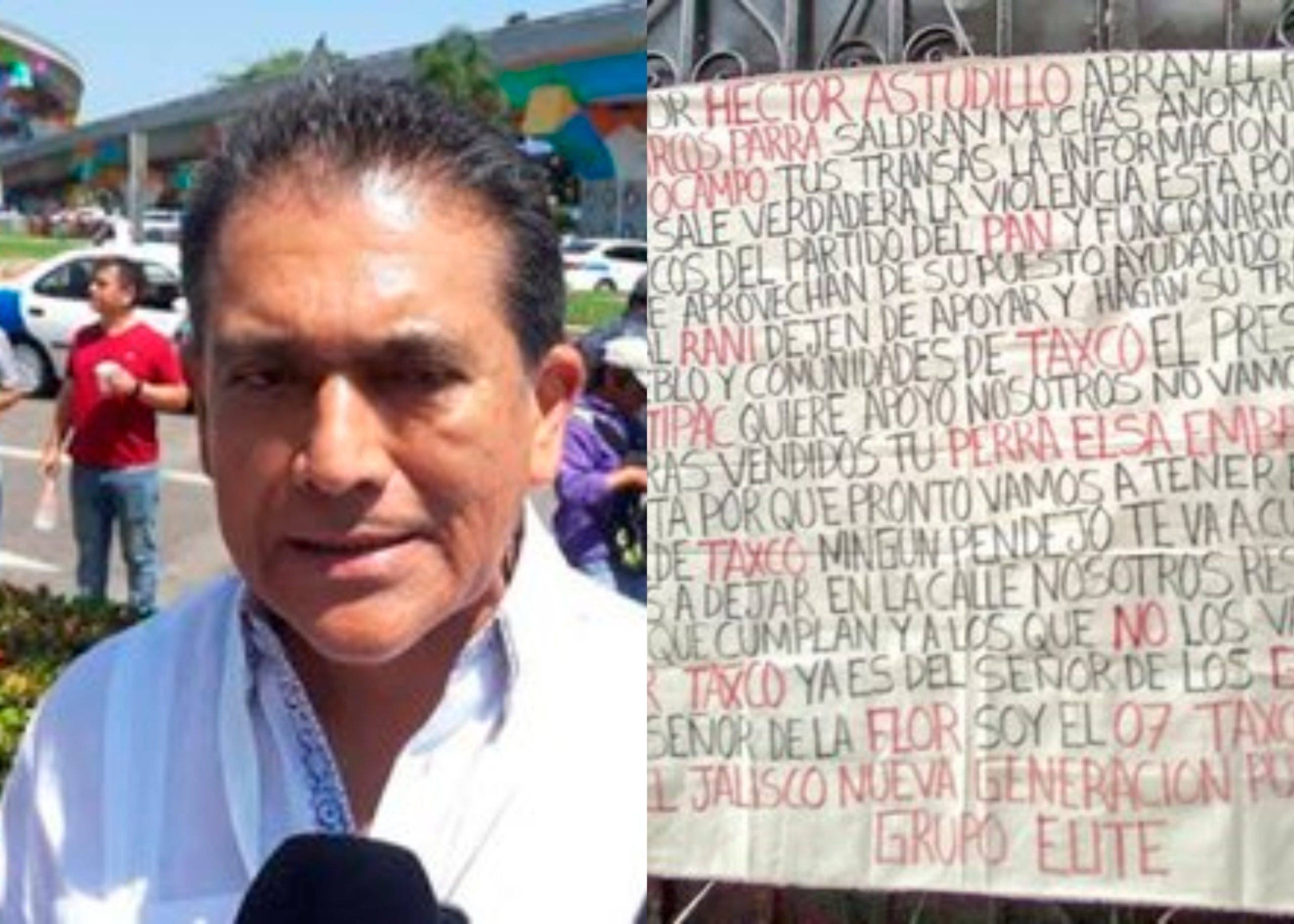 Nota Política CJNG amenaza a alcalde de Taxco y a miembros de su gabinete