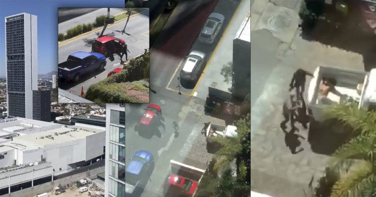 Videos de tiroteo en Zapopan, Jalisco muestran a sicarios llevándose posible cuerpo