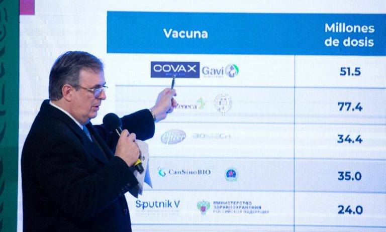 México no ha recibido ni una vacuna Covax y ya pasaron 3 meses: Ebrard