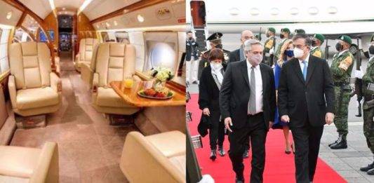 Presidente de Argentina viajó a México en el avión de Messi