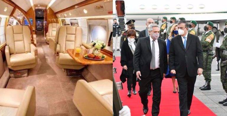 Presidente de Argentina viajó a México en el avión de Messi