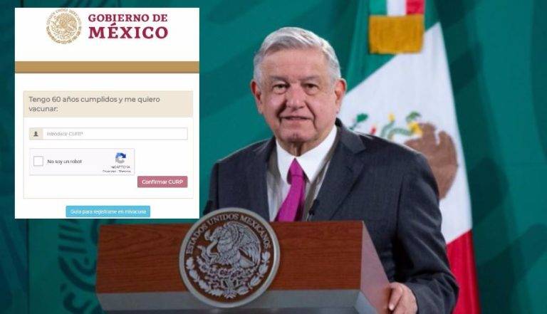 Ya se registró AMLO para recibir vacuna contra Covid-19