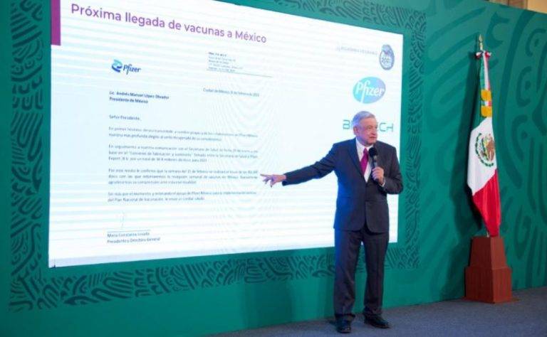 El domingo llega un millón de vacunas de AstraZeneca: AMLO