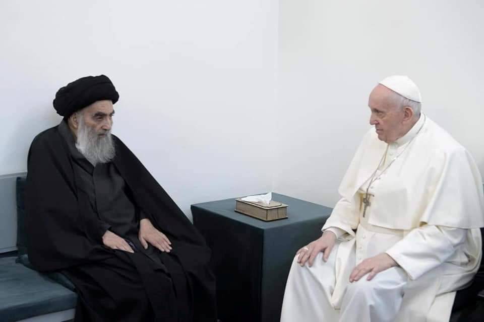 El Papa Francisco y Al-Sistani tuvieron reunión histórica