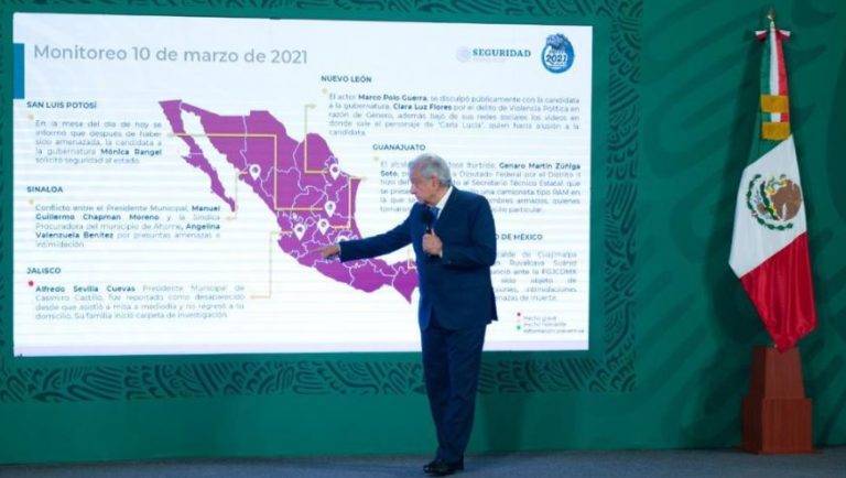Cuidaremos a los candidatos de la delincuencia organizada y de cuello blanco: AMLO