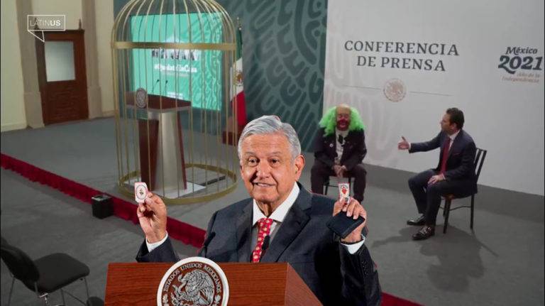 Loret y Brozo muestra su odio contra AMLO en un video