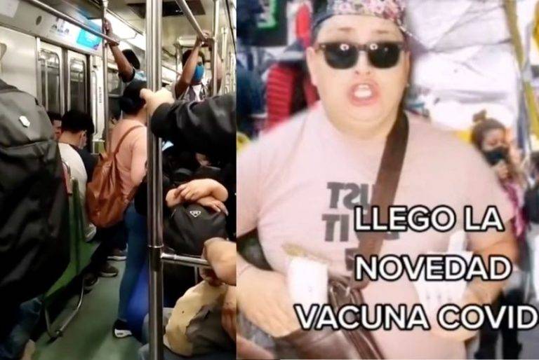 Crean video falso donde se vende vacuna del Covid-19 en el metro de CDMX