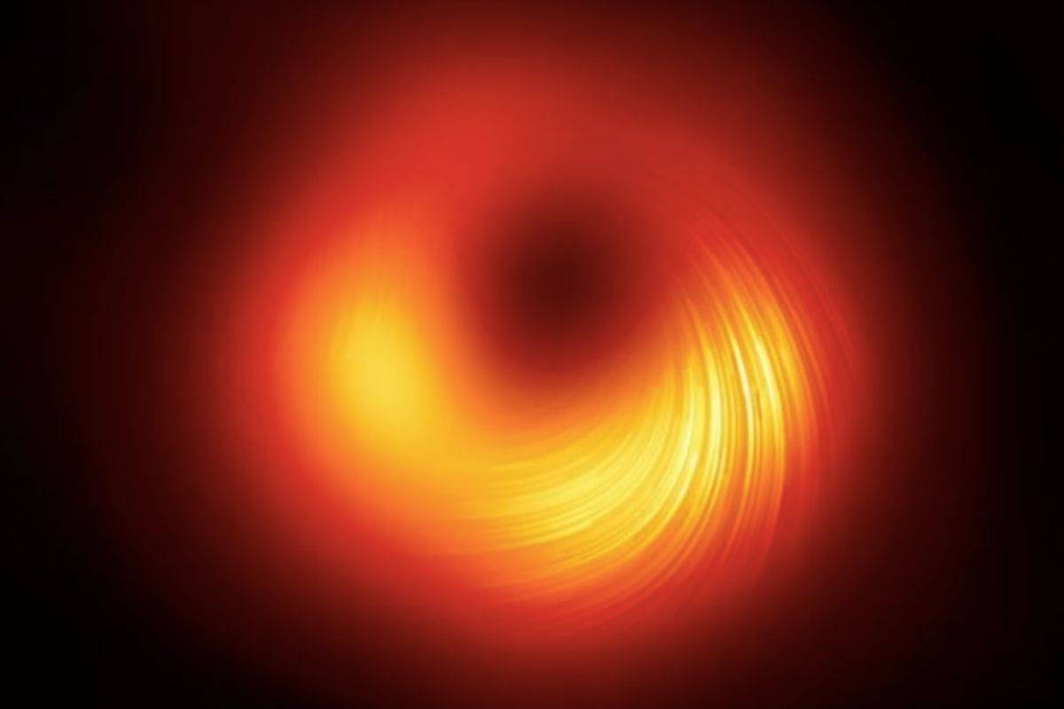 Captan campos magneticos que delimitan el agujero negro de M87