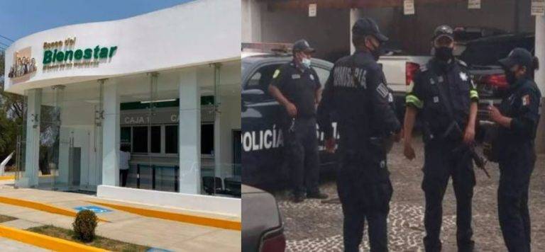 Roban Banco del Bienestar en Edomex; se llevan casi 2 mdp