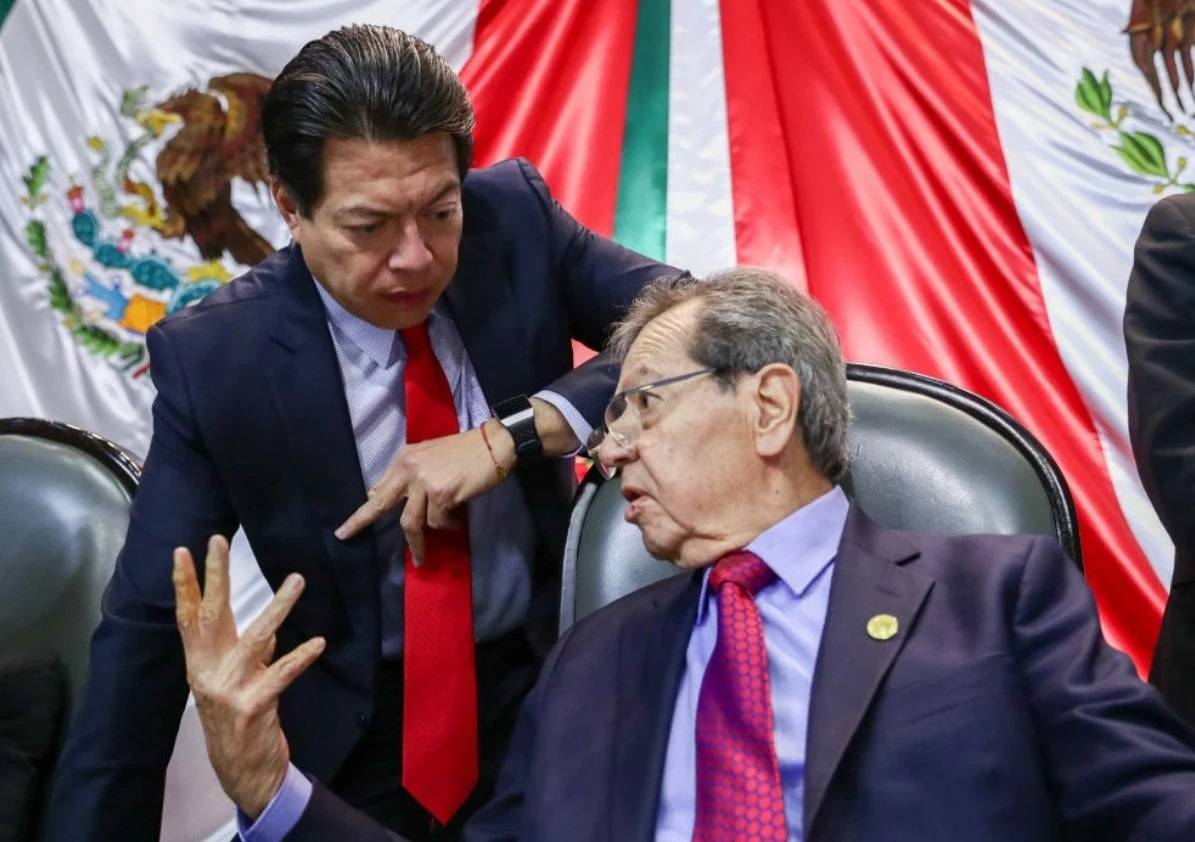 Muñoz Ledo acusa a Mario Delgado de impedir su reelección como diputado