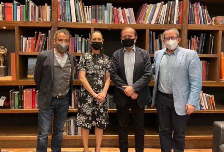 Sheinbaum anuncia proyecto de cine con Alcázar y Epigmenio Ibarra
