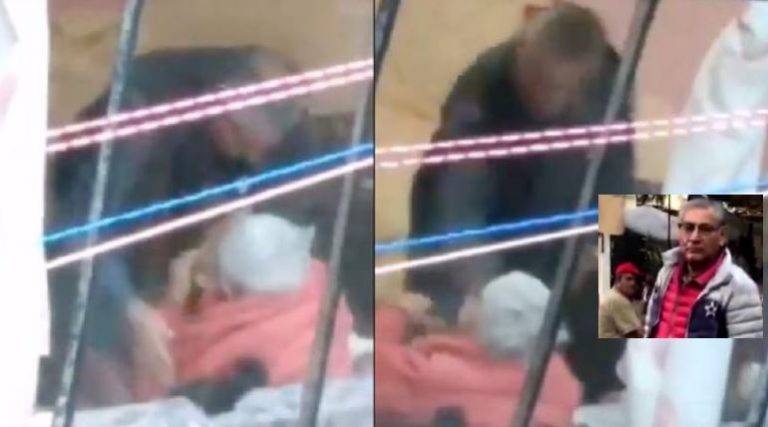 Detienen al sujeto que golpeó a su mamá de 95 años