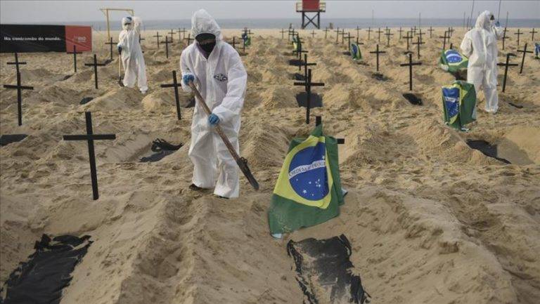 Brasil golpeado por la Covid, 90 mil contagios en 24 horas