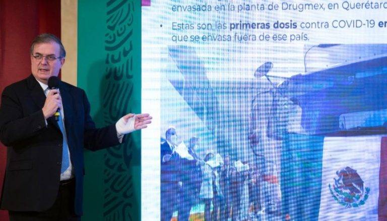 Semanalmente se tendrá un millón de dosis de vacunas CanSino: Ebrard