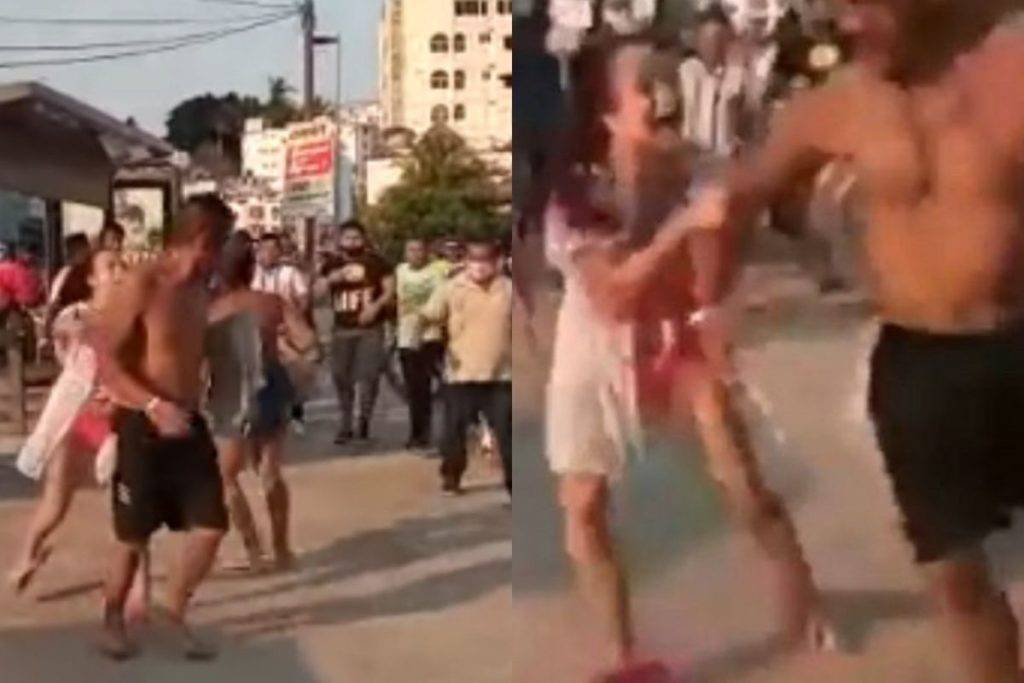 Turistas de Tepito se pelean con comerciantes de Acapulco