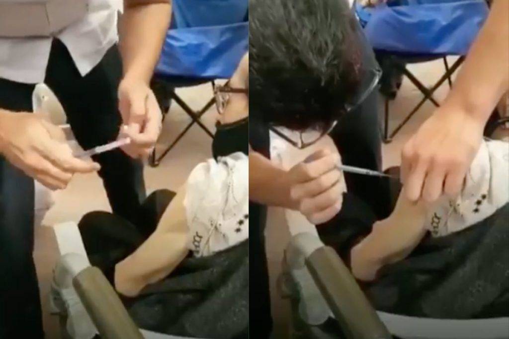 “Por error humano” vacunan a mujer de 95 años con jeringa vacía en Sonora