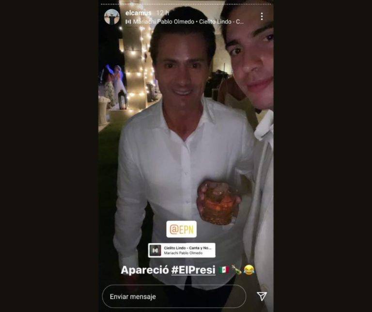 Captan a EPN en boda en República Dominicana