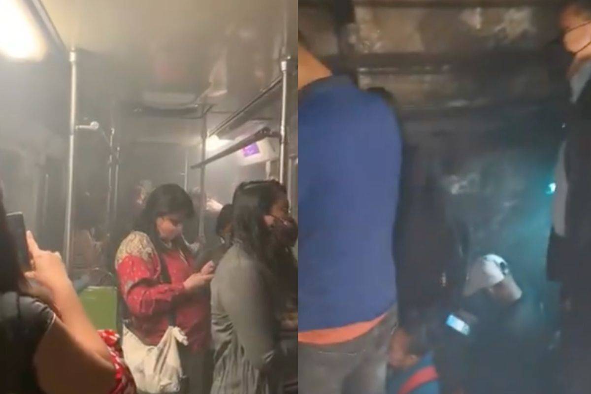 Usuarios del Metro viven momentos de angustia al caminar por vías tras falla en tren