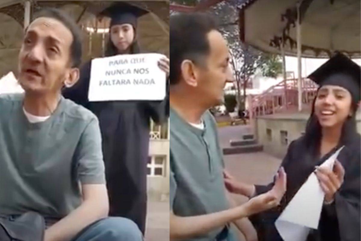 Con emotivo video, hija recién graduada agradece a su papá bolero