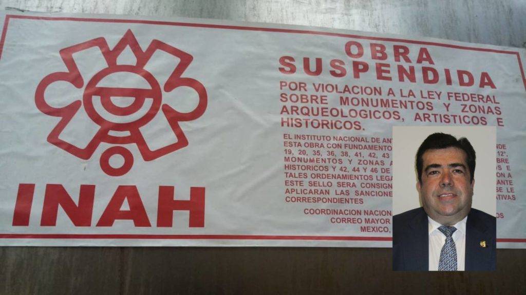 Los vecinos de Tlalpan acudieron, por segunda ocasión, al INAH para denunciar que Pedro Haces y su familia continúan con las obras que dañan la Casa de las Campanas, considerada monumento histórico.