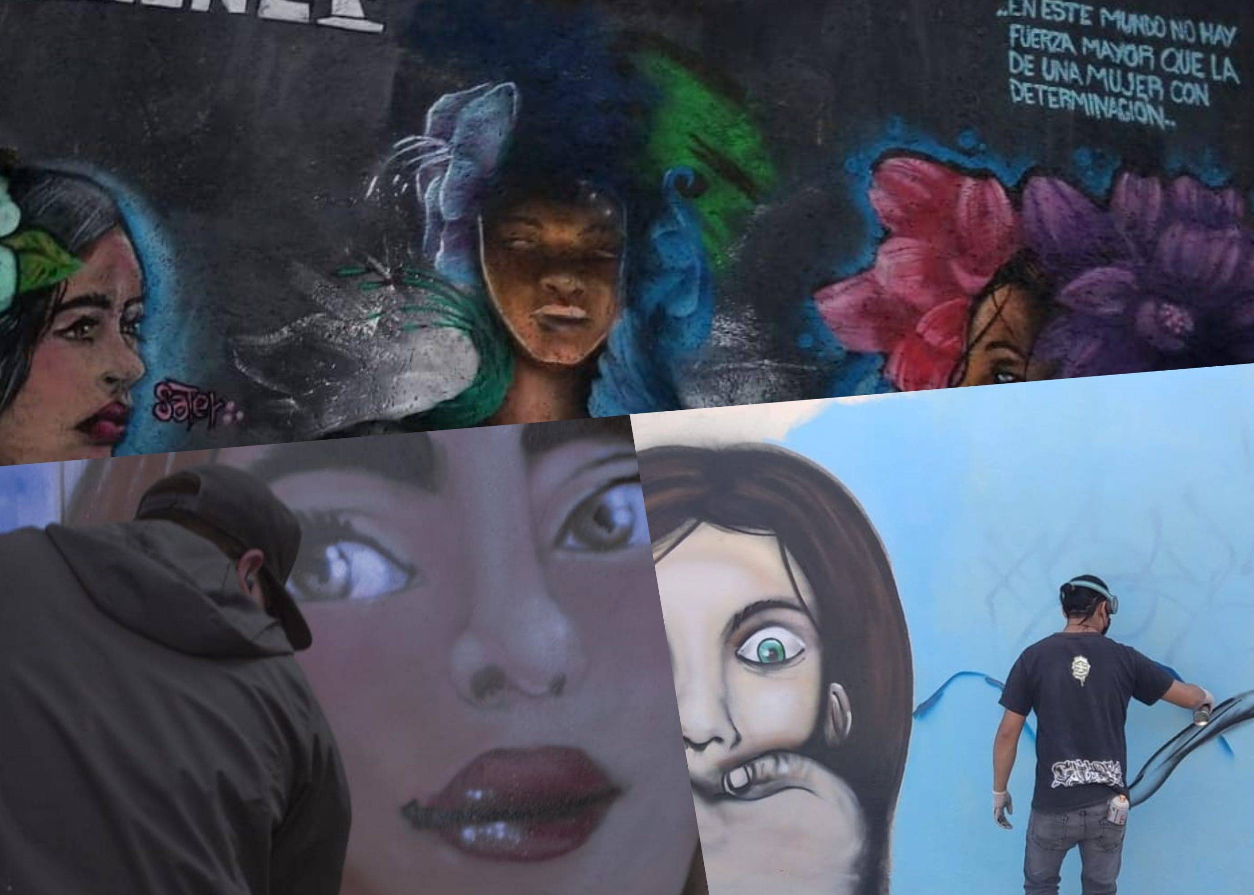 Con murales en el Edomex buscan combatir la violencia contra la mujer