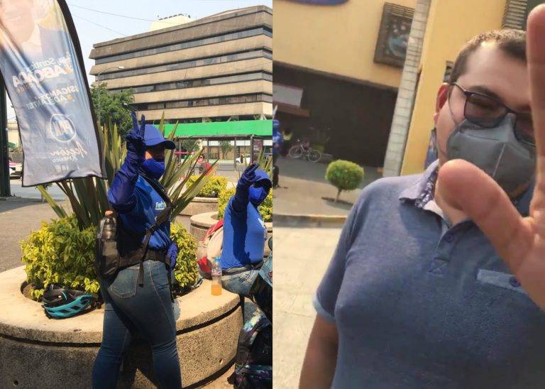 Panistas agreden a reportero en alcaldía Benito Juárez