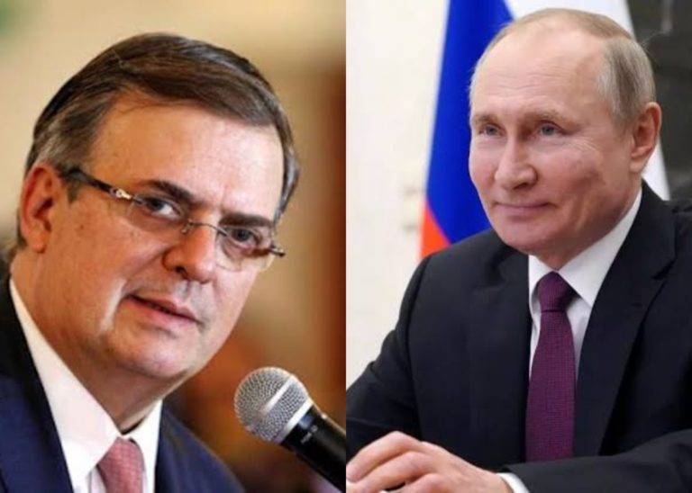 Ebrard pide apoyo a Rusia para conquistar el espacio