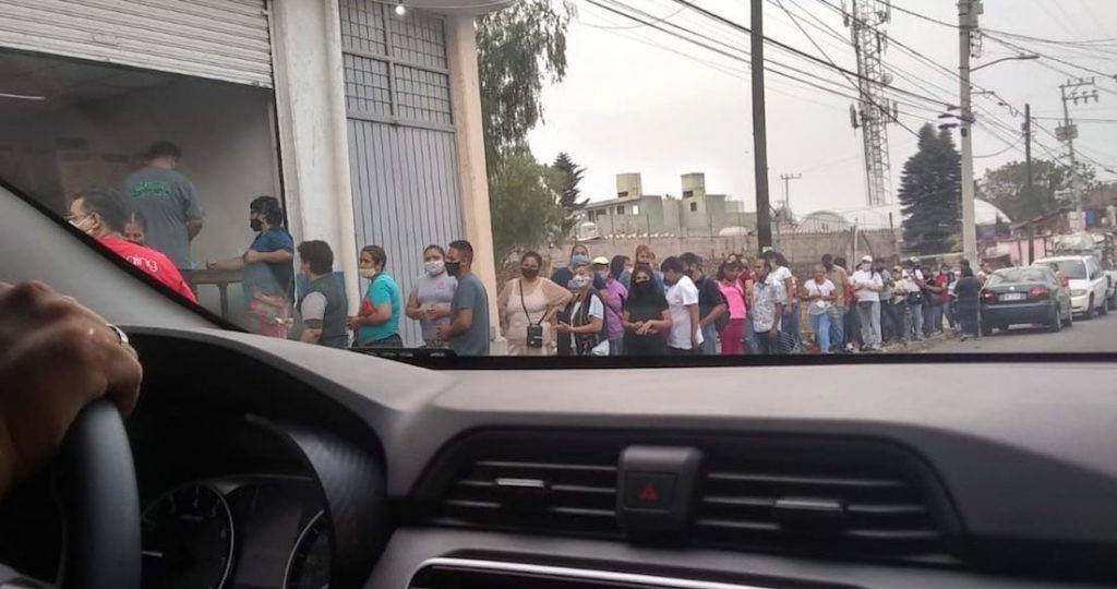 Captaron con las despensas en las manos a los priístas de Ecatepec