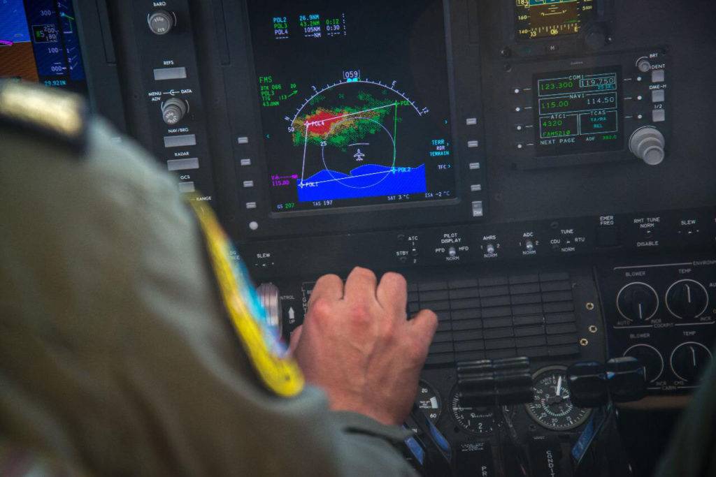 Así bombardea las nubes para que llueva