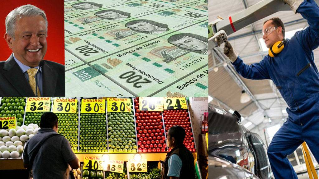 AMLO presume que mejoran comercio, empleo y PIB