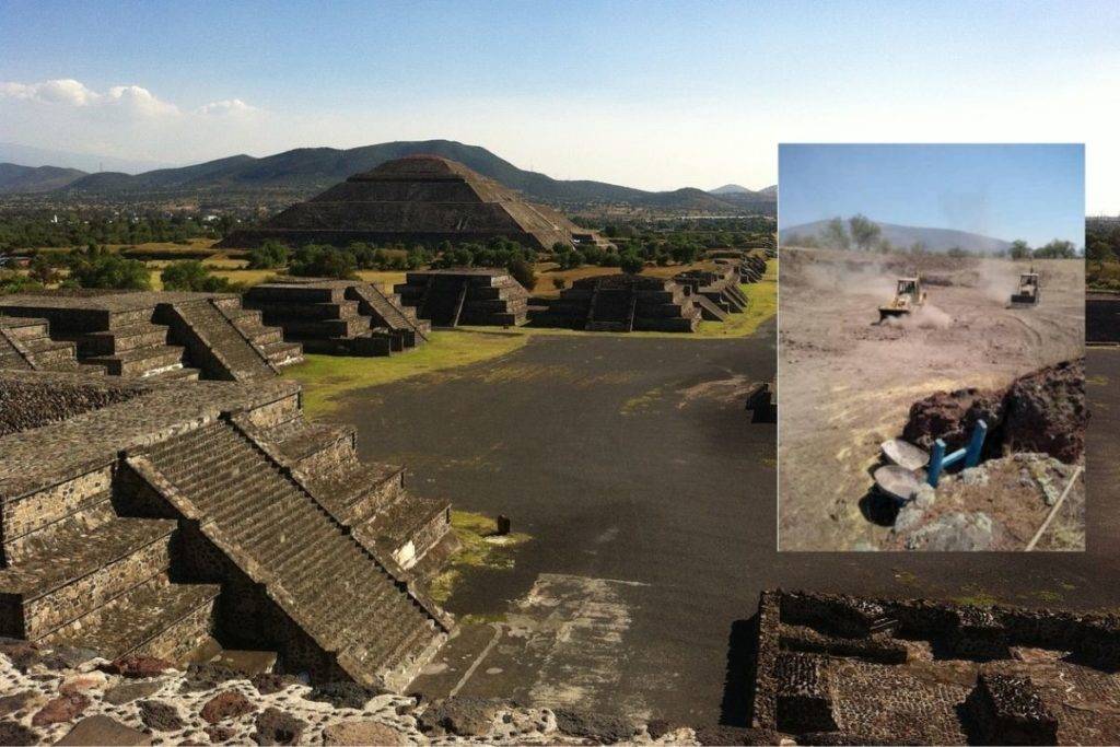 Teotihuacán en peligro por construcción irregular