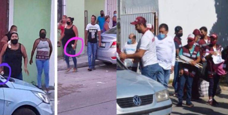 Atacan con ácido a dos candidatos de Morena en Cd. Del Carmen, Campeche