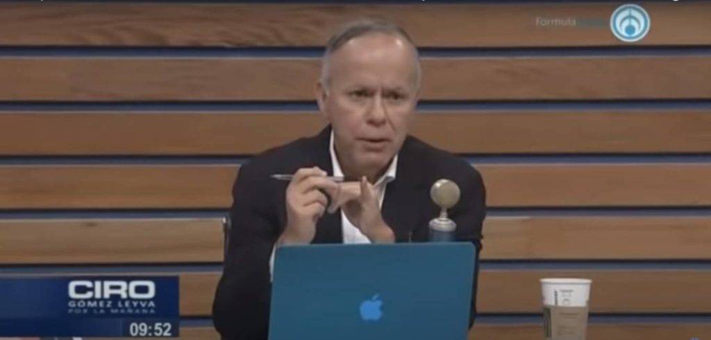 Ciro Gómez Leyva defiende a MCCI; dice que AMLO pudo haber cometido un delito