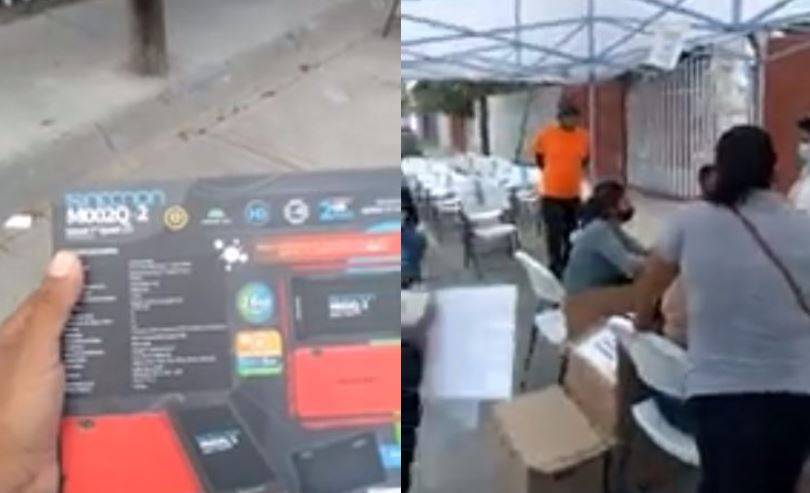 Gobierno de Aguascalientes entrega tabletas a días de la elección