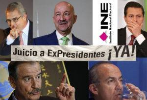 INE no quiere realizar consulta popular para enjuiciar a expresidentes