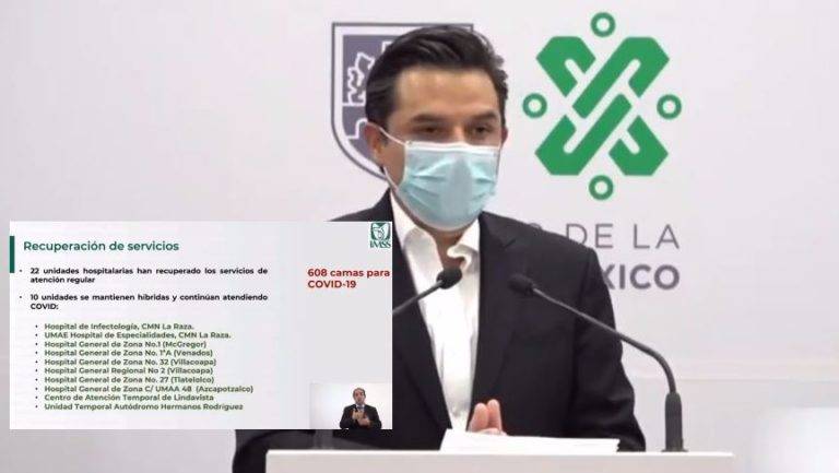 Inicia desconversión hospitalaria tras reducción de casos de Covid: IMSS