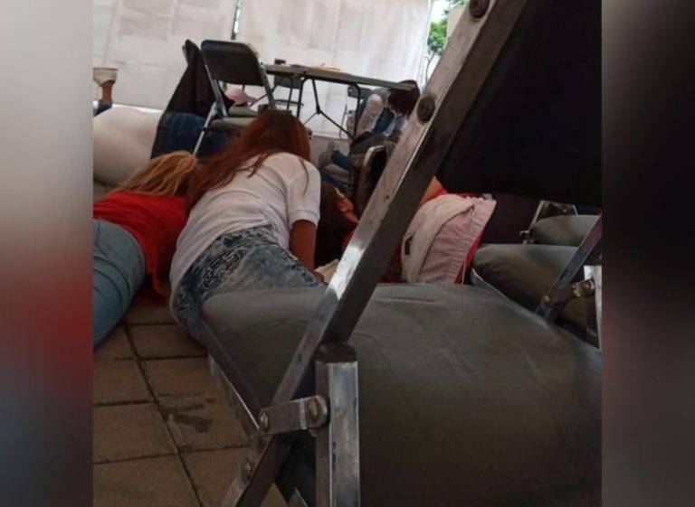 Reportan balacera en casilla de Angelópolis en Puebla