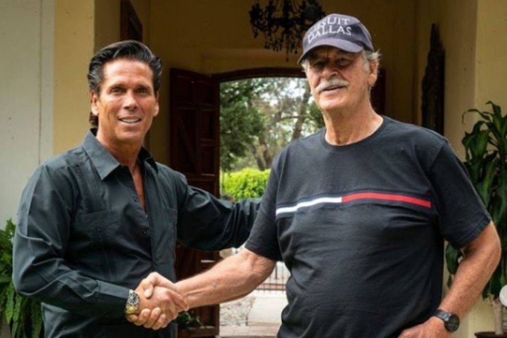 Vicente Fox recibió a Roberto Palazuelos en su hacienda en Guanajuato