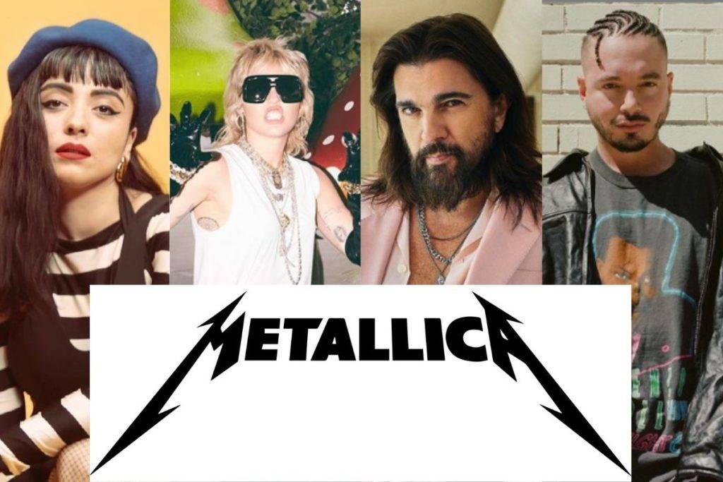 Metallica lanzará una nueva edición de The Black Album con J Balvin, Monas Laferte y Miley Cyrus