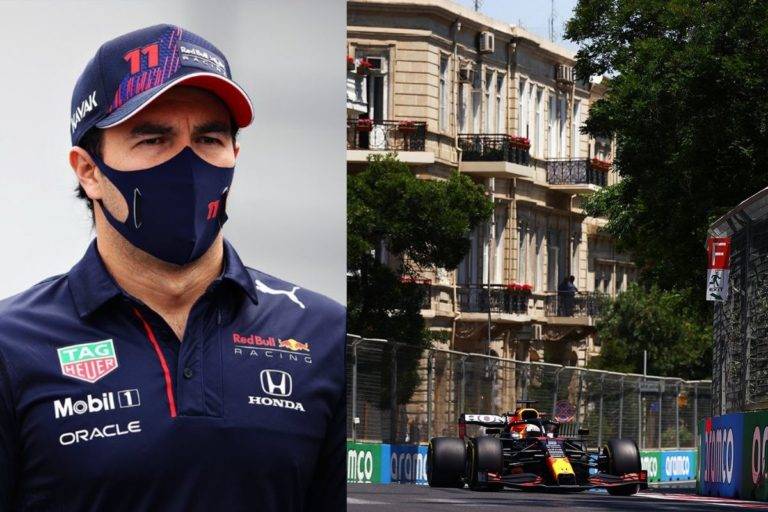 Checo Pérez consigue el primer lugar en la segunda carrera de practica del GP de Azerbaiyán