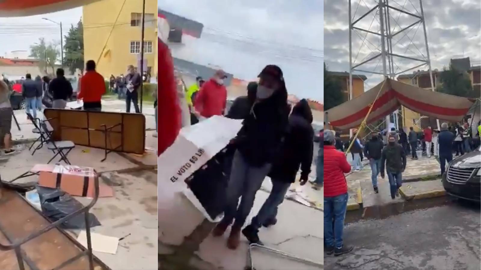Video: Destruyen casilla electoral e intentan robar boletas en Edomex