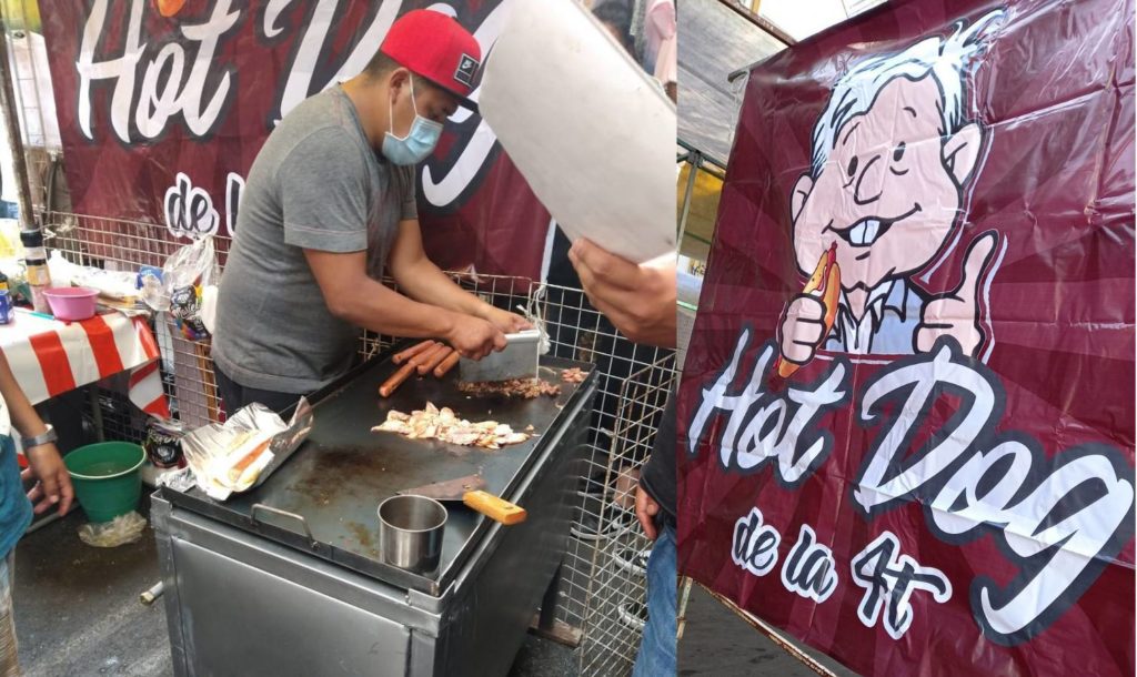 Jair, Claudia e Itzel "la rompen" con sus Hot Dog de la 4T