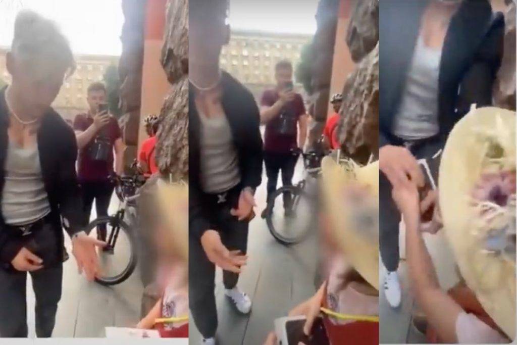 TikToker regala teléfono a niña para ganar seguidores y luego se lo quita