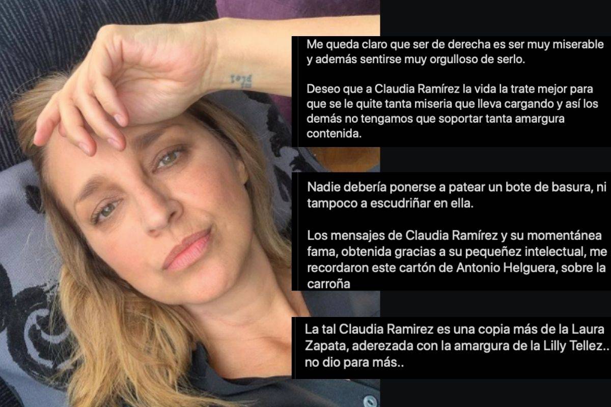 Critican a Claudia Ramírez por comentario ante muerte de Antonio Helguera