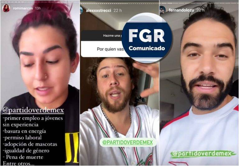 FGR investiga propaganda del PVEM con influencers durante la veda electoral