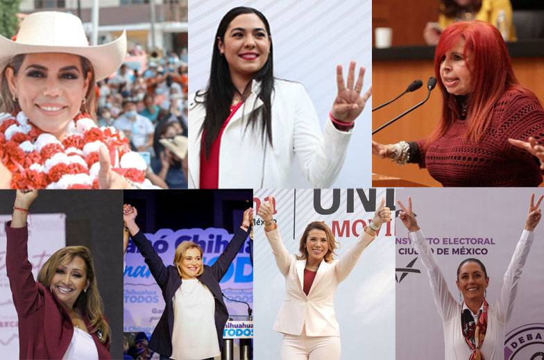 7 mujeres ganadoras hacen historia; se convierten en gobernadoras
