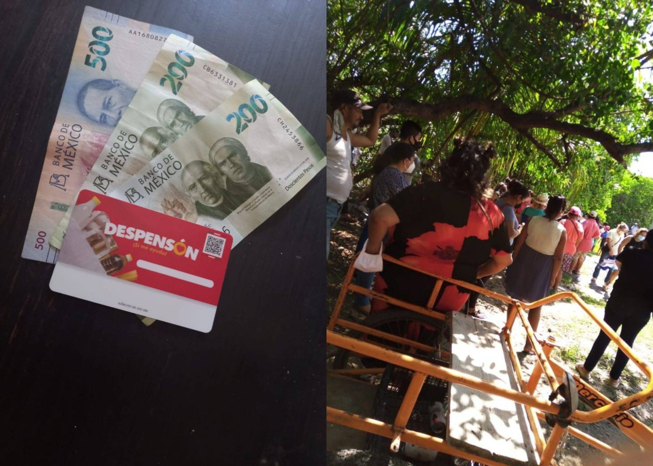 Siguen las malas mañas priistas; regalan despensas en Campeche